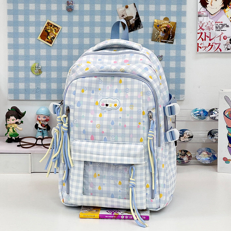 Playful Graphic Patterned School Backpack Stornfield