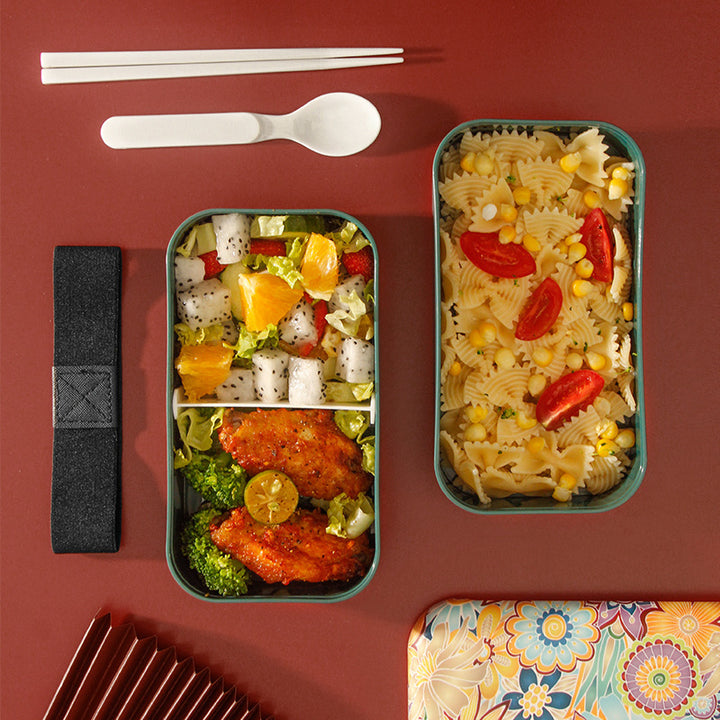 Eco-Friendly Dual-Layered Lunch Box