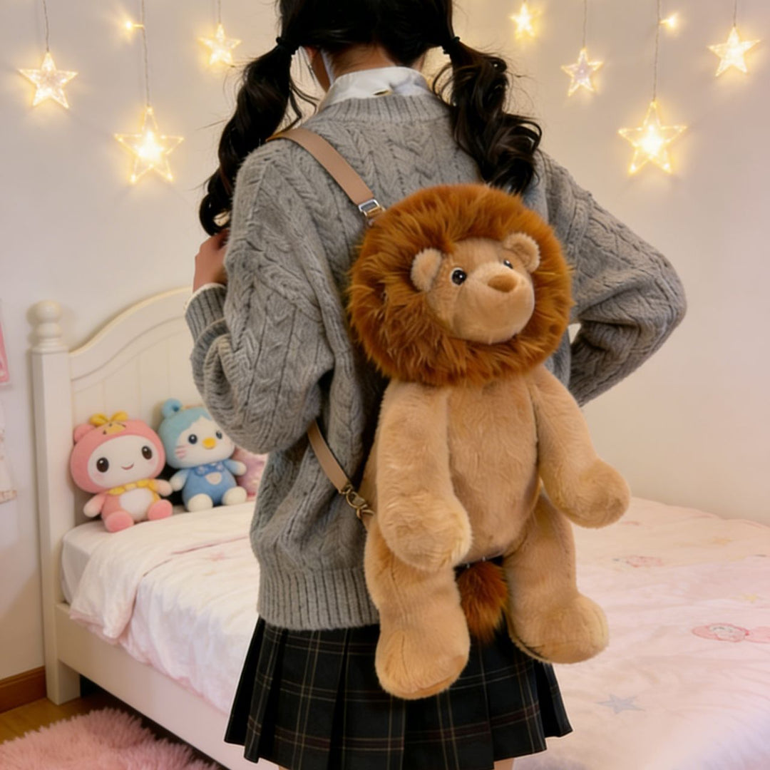 Plush Lion Backpack Stornfield