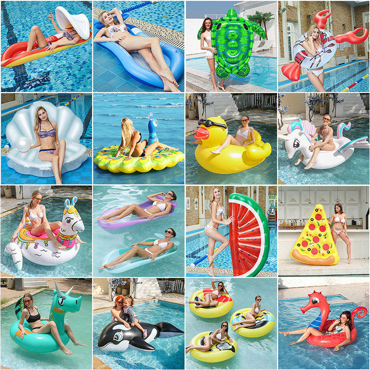Women's Inflatable Swimming Ring with Watermelon Design Stornfield