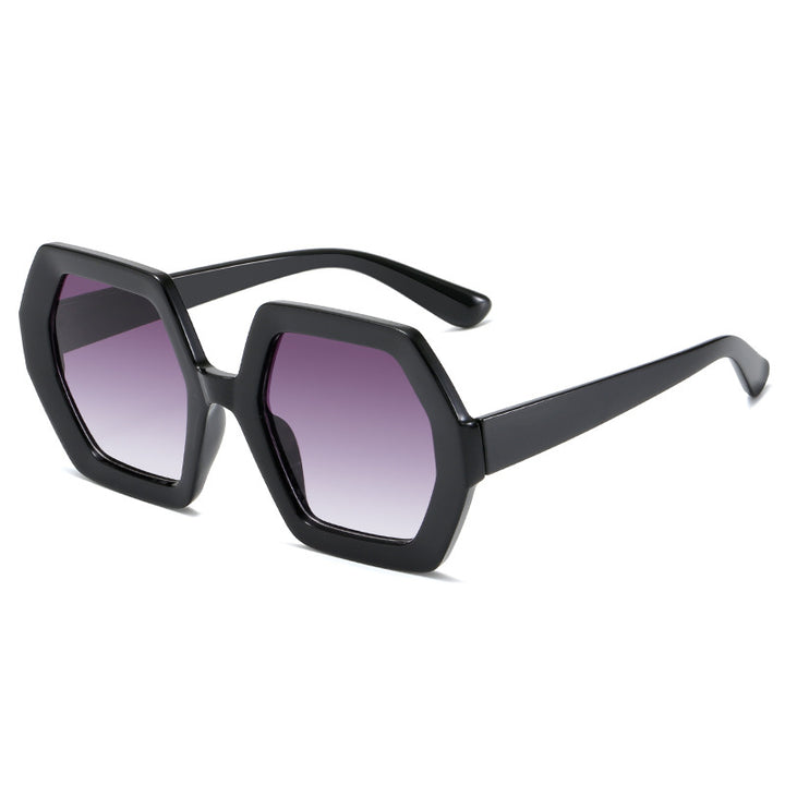 Ladies hexagonal sunglasses with comfortable frame Stornfield
