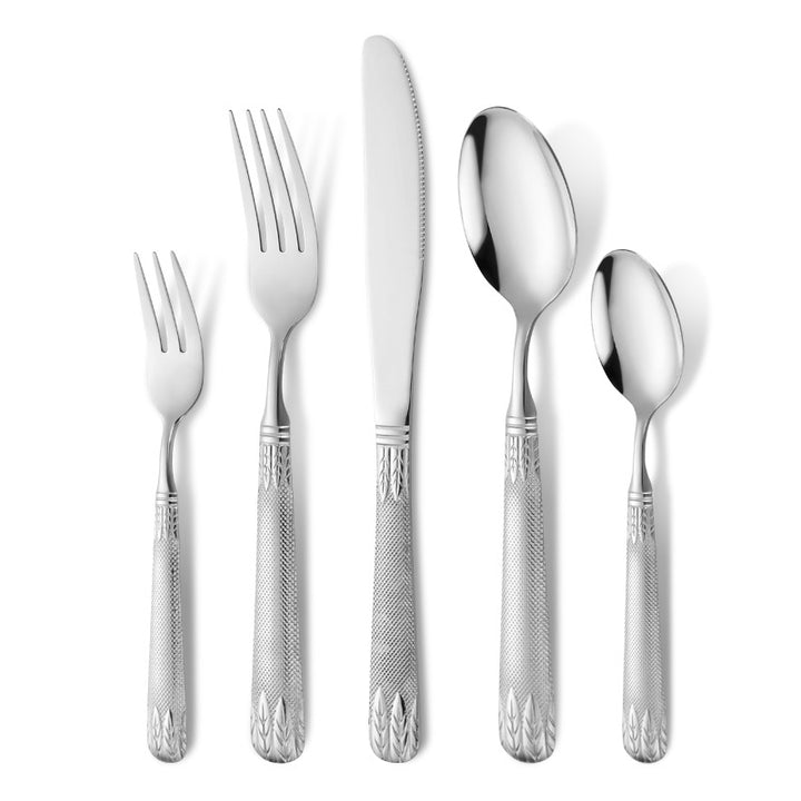 Elegant teaspoon with artistic handle design Stornfield