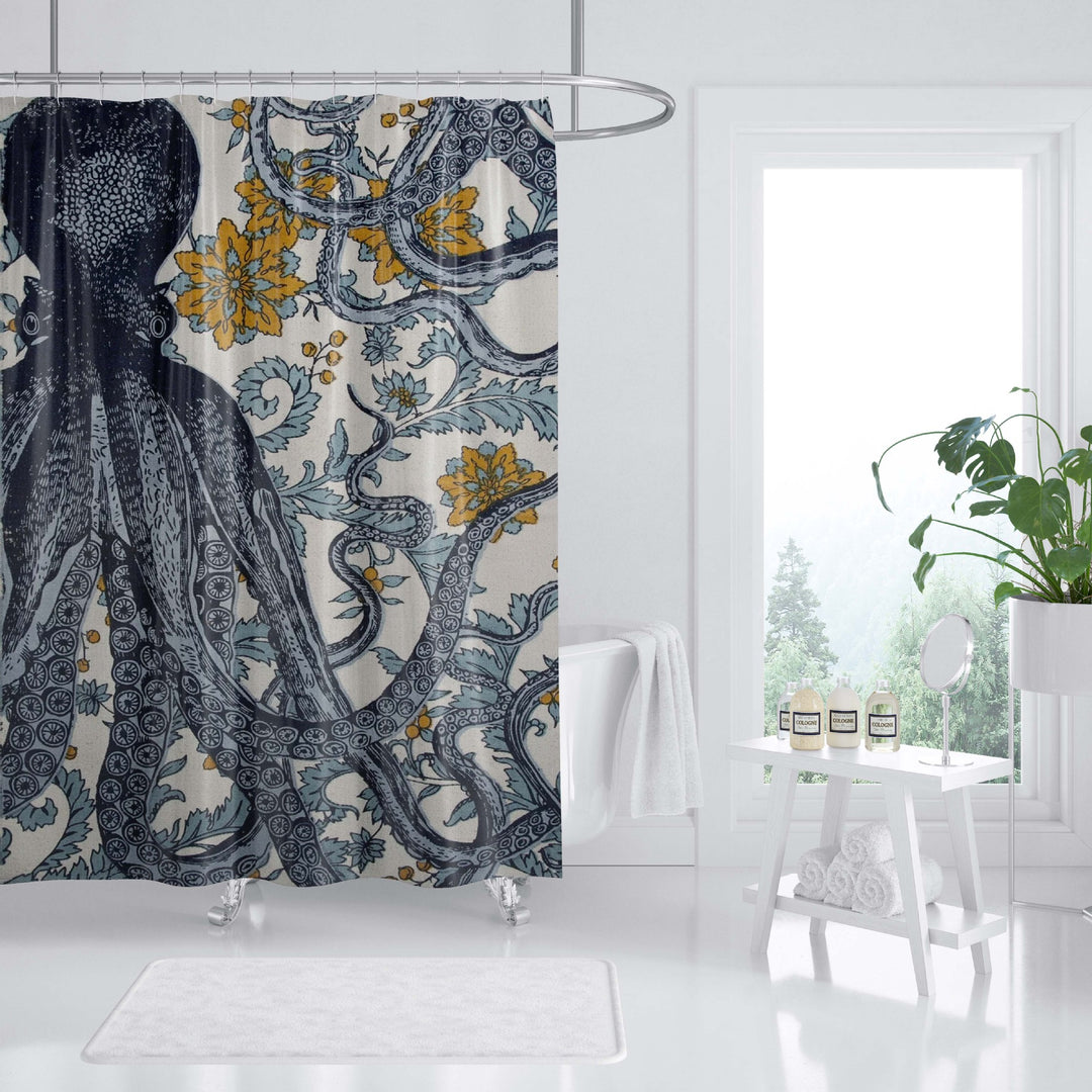 Ocean-Themed Art Shower Curtain Stornfield