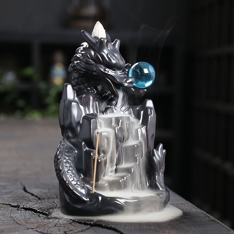 Dragons-Theme Artistic Incense Holder