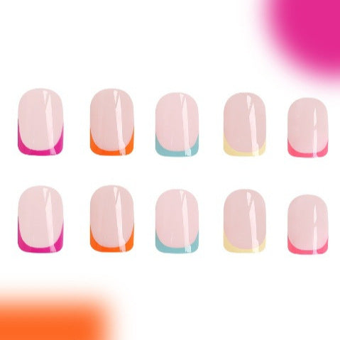 Creative French Tip Nail Art Stornfield