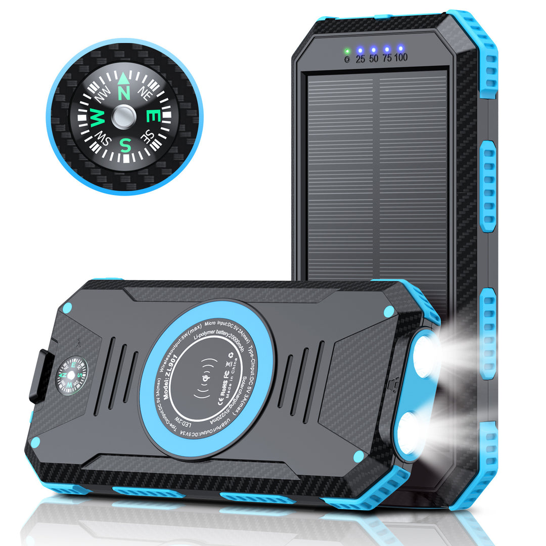 Solar Powerbank with Wireless Charging Function Stornfield
