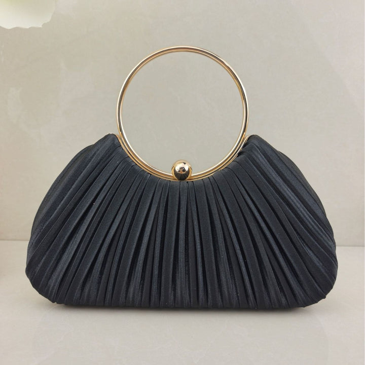 Elegant Pleated Evening Clutch