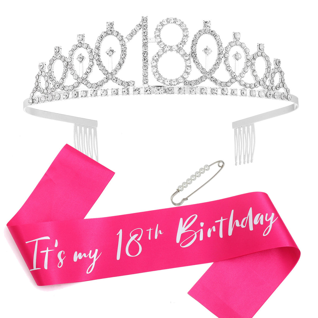 Ladies Glittering Crown with Swarovski Stones Stornfield