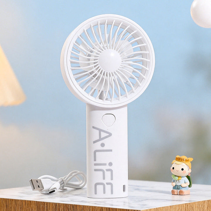 Women's Portable Hand Fan with USB Charging Function and Ergonomic Design Stornfield 1782398222