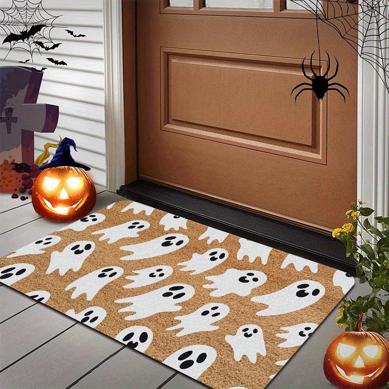 Halloween-Themed Decorative Welcome Mat