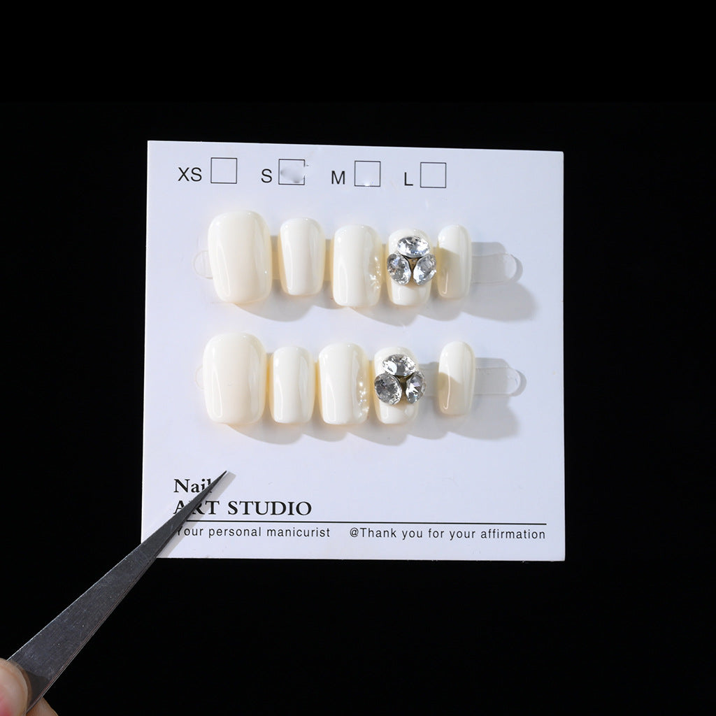 Decorative Rhinestone Press-On Nail Set Stornfield
