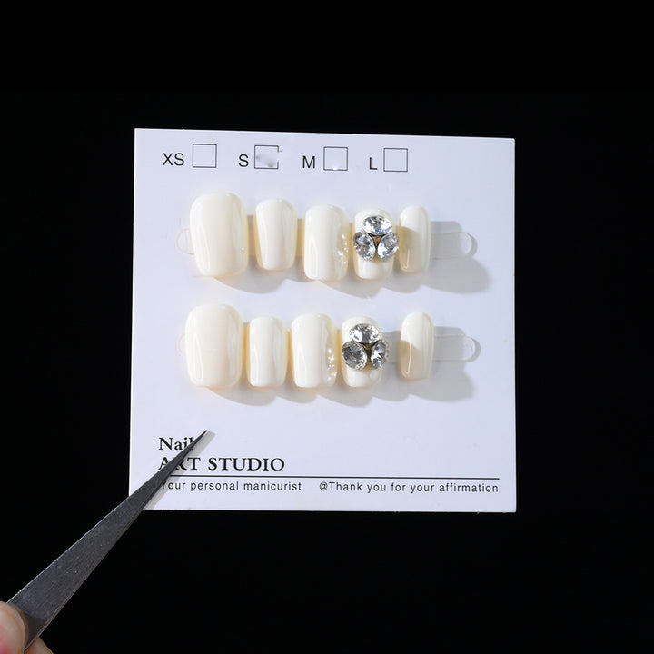 Decorative Rhinestone Press-On Nail Set Stornfield