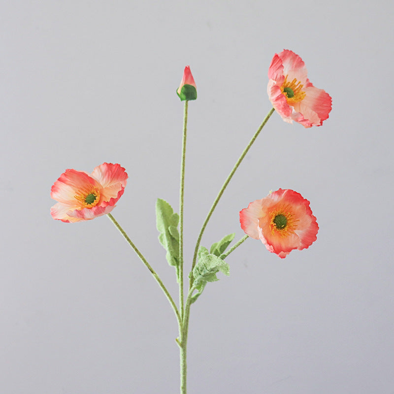Lifelike Potted Ranunculus Flower Stem