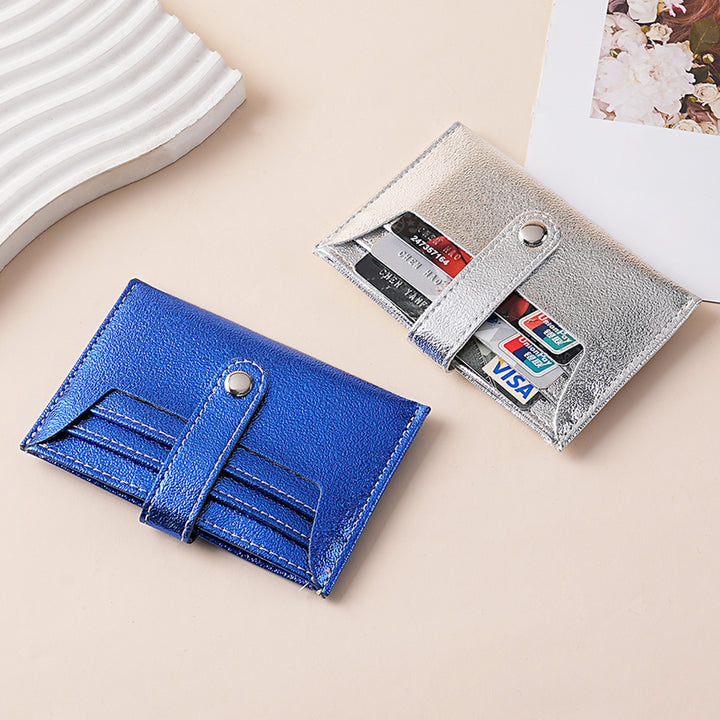 Luxe Metallic Card Holder