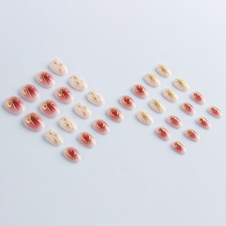 Heart-Embellished Nail Art Set Stornfield