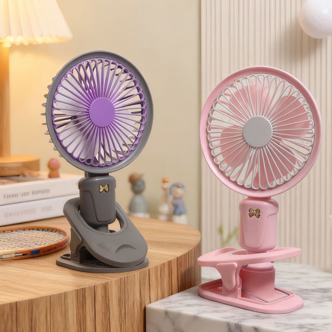 Women's Portable USB Table Fan with Flexible Clamping System Stornfield