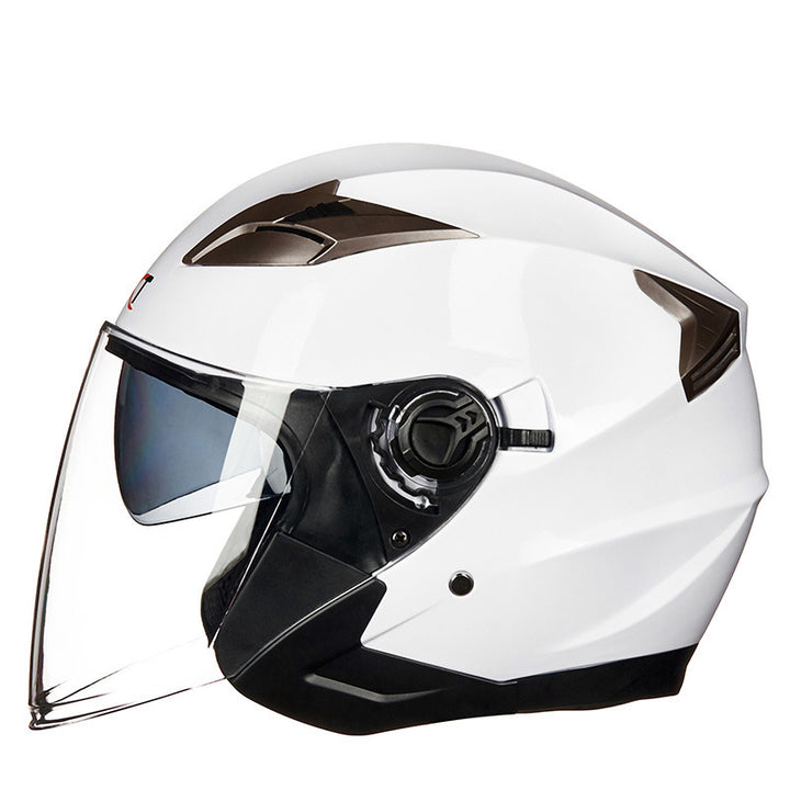 Full-Face Motorcycle Helmet with Integrated Visor Stornfield