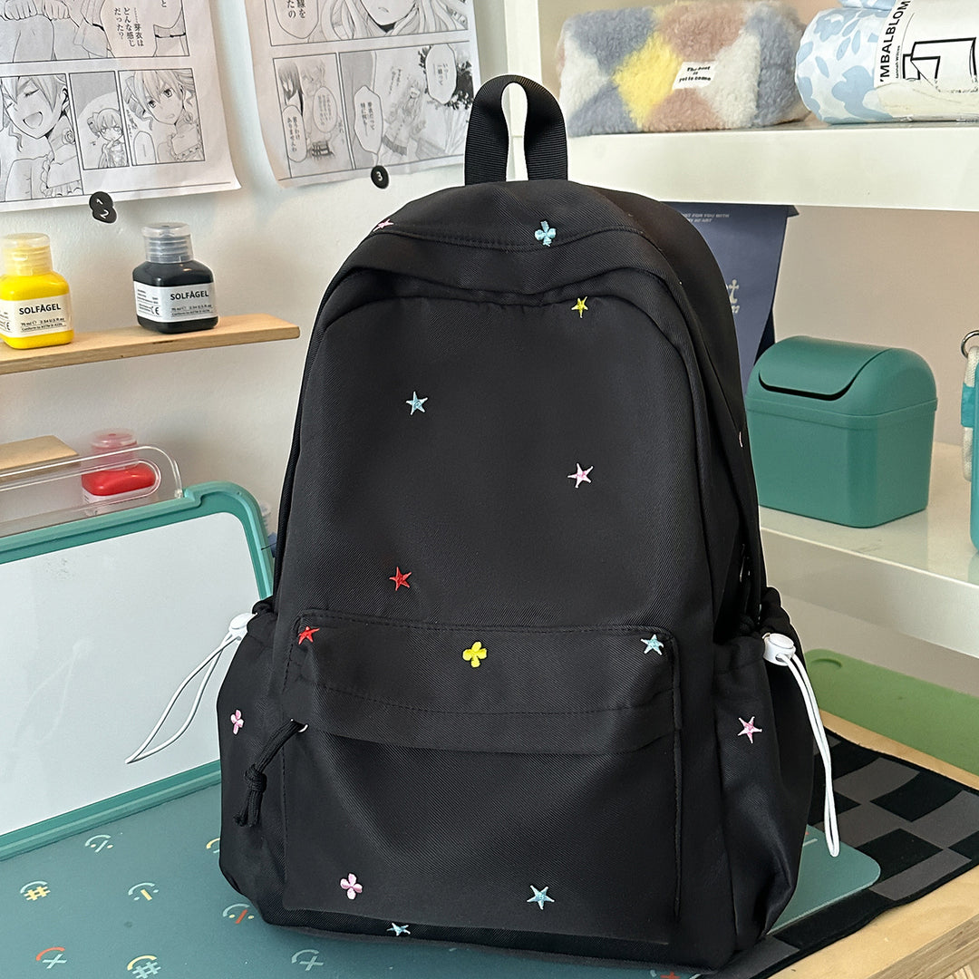 Casual Embroidered Star Backpack Stornfield
