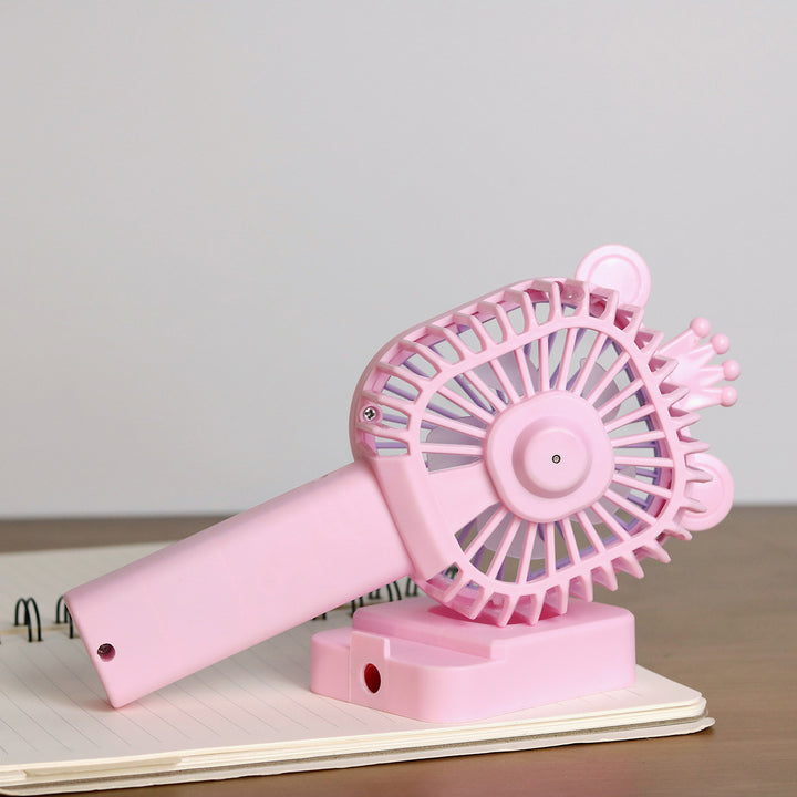 Unisex Portable Hand Fan with Cute Animal Design Stornfield