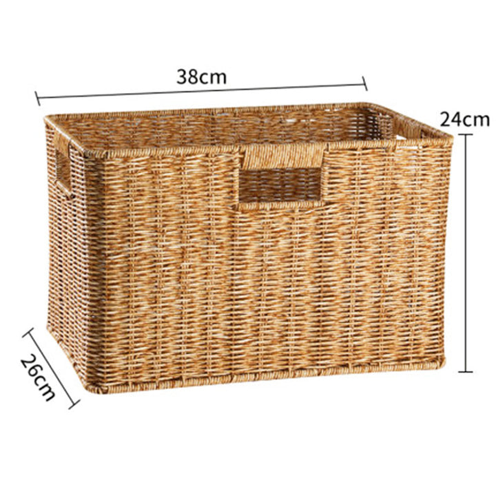 Rectangular Woven Storage Basket Stornfield