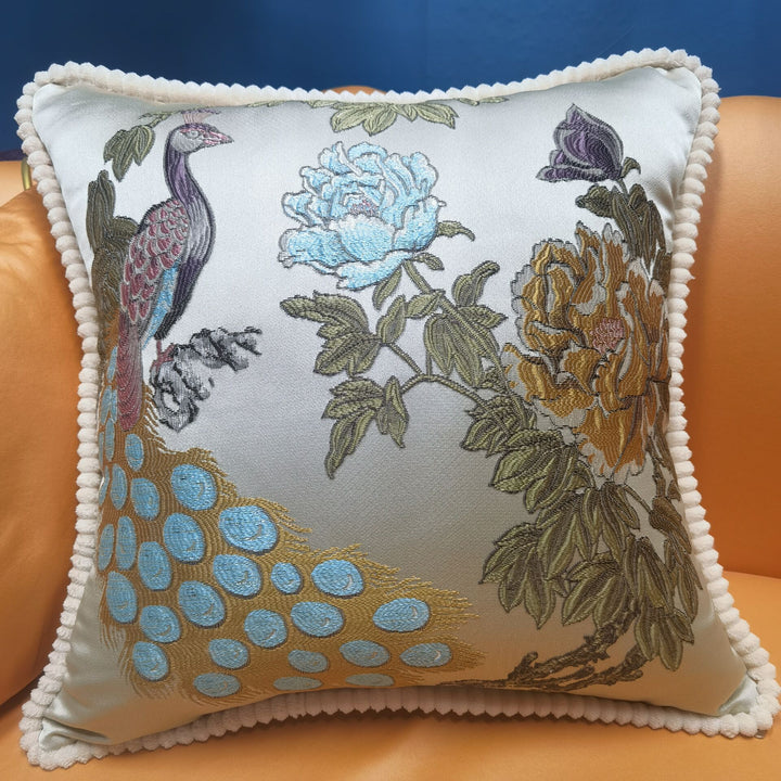 Decorative Floral Throw Cushion