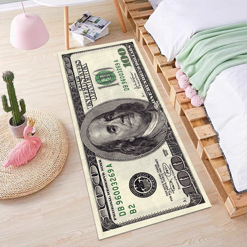 Luxury Dollar Bill Area Rug