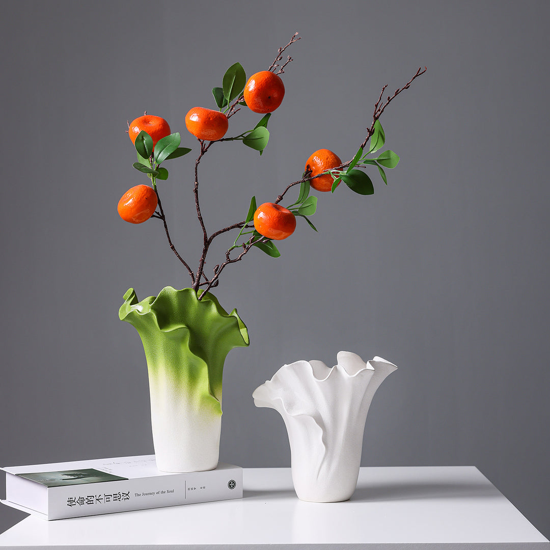 Artistic Textured Ceramic Vase