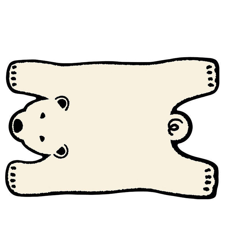 Playful Animal Design Bath Mat