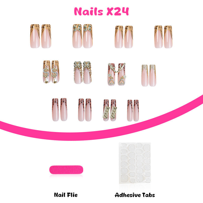 Nail art set with elegant decor and glitter Stornfield