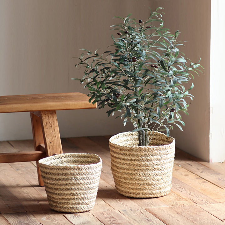 Natural decoration basket Stornfield