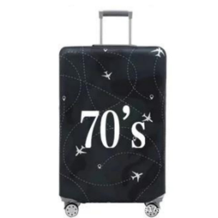 Women's hard shell suitcase with nostalgic airplane design Stornfield