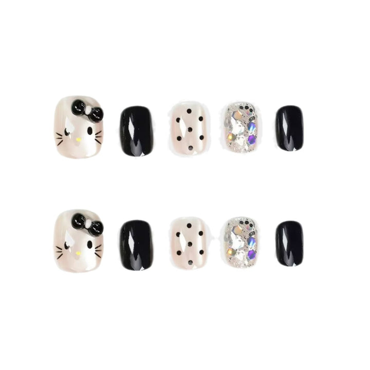 Premium Glittering Press-On Nail Extensions Stornfield