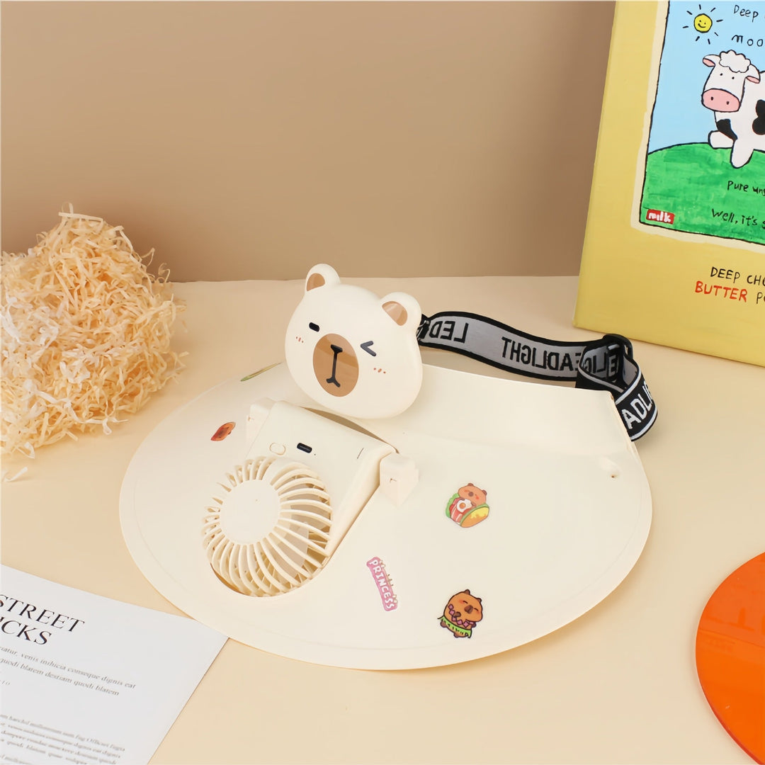 Ladies Comfortable Table Fan with Playful Design Stornfield