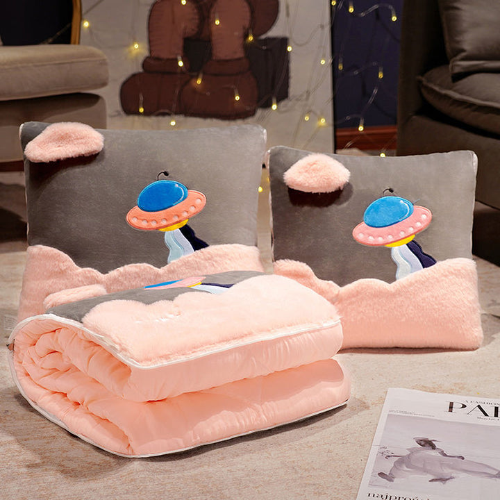 Plush Cushion Set with Cactus Design Stornfield