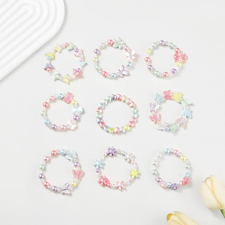 Friendship bracelet with Colorful Heart Charms Stornfield