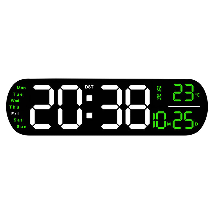 Digital LED alarm clock with large display and temperature display Stornfield