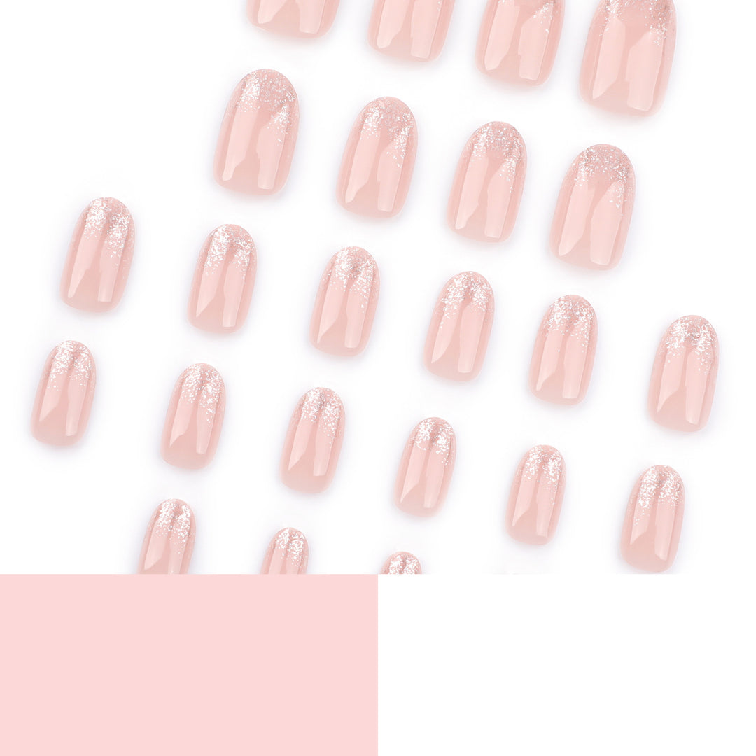 Glittering nail extensions with elegant gradient Stornfield