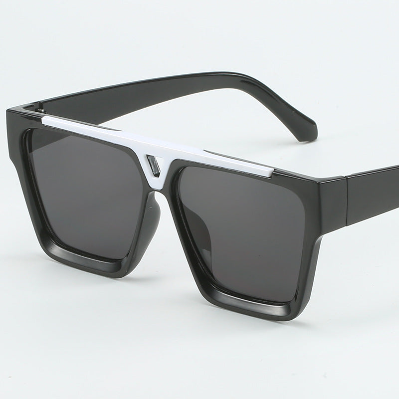 Ladies fashionable oversized sunglasses with stylish golden accent Stornfield