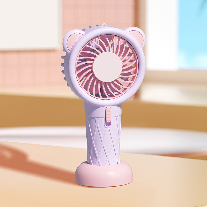 Women's Portable Mini Fan with Playful Animal Design Stornfield