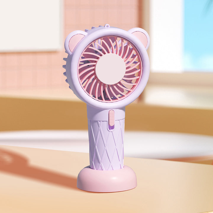 Women's Portable Mini Fan with Playful Animal Design Stornfield