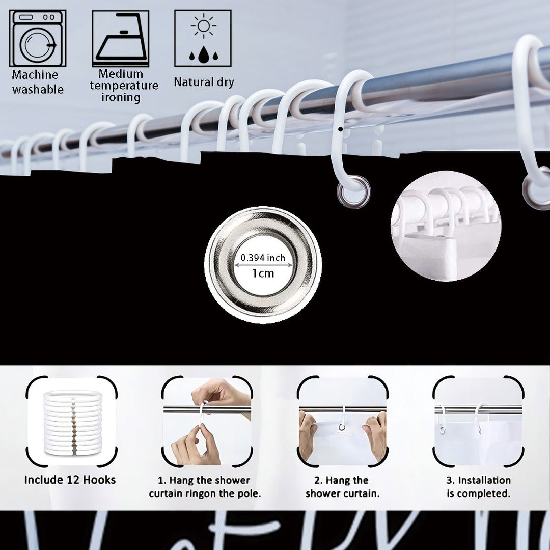 Bathroom Rules Digital Bathroom Décor Set Stornfield
