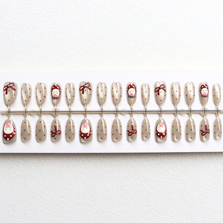 Festive Themed Press-On Nail Decor Stornfield