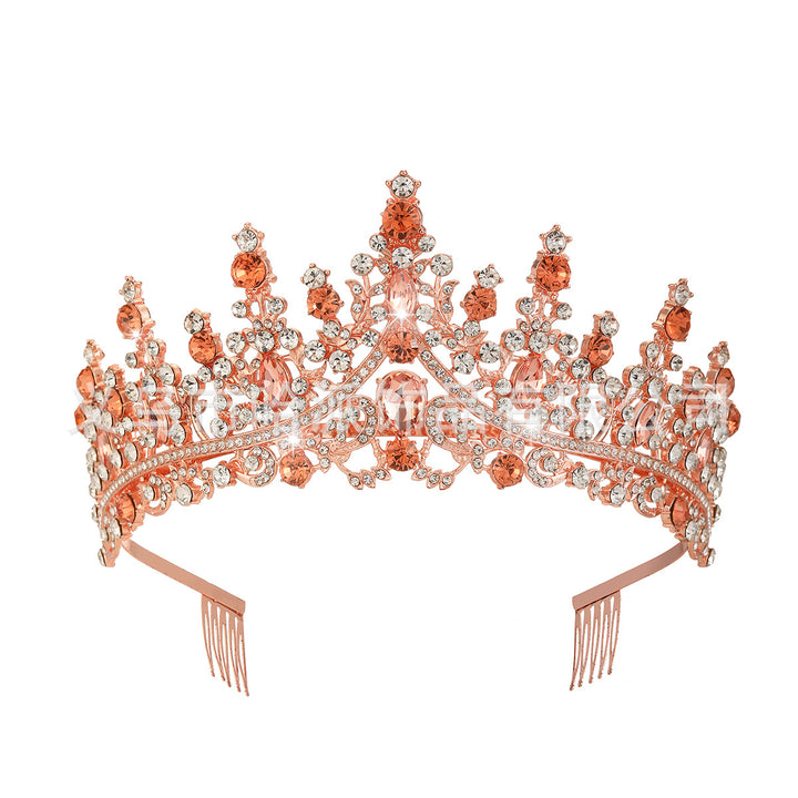 Ladies Rhinestone Tiara with Sparkling Gemstones Stornfield