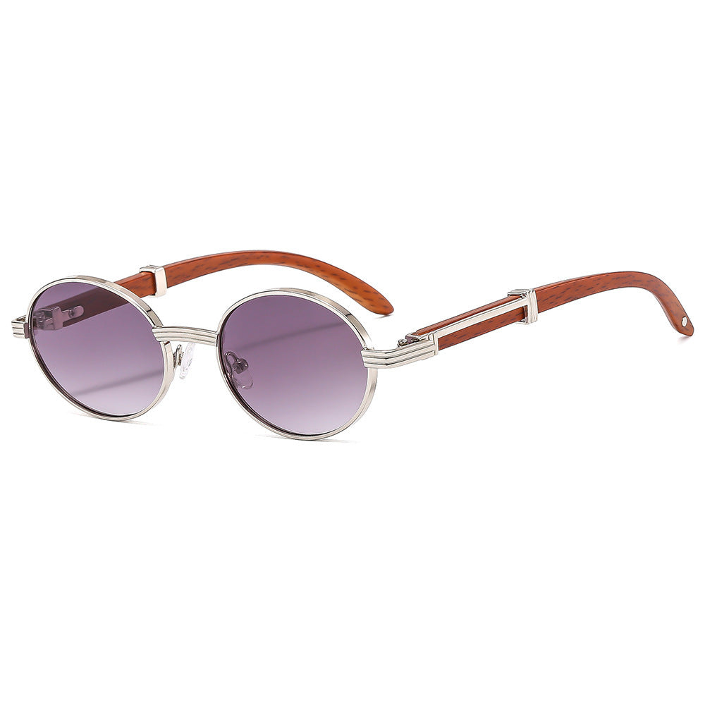 Vintage-Inspired Circular Sunglasses with Luxurious Golden Accents Stornfield