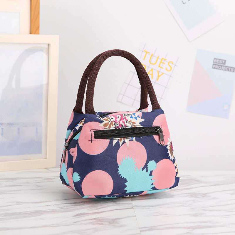 Floral Print Insulated Lunch Carrier Stornfield