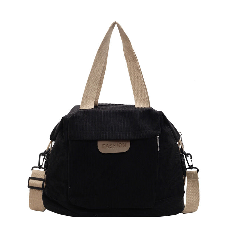 Corduroy Casual Shoulder Tote Bag Stornfield