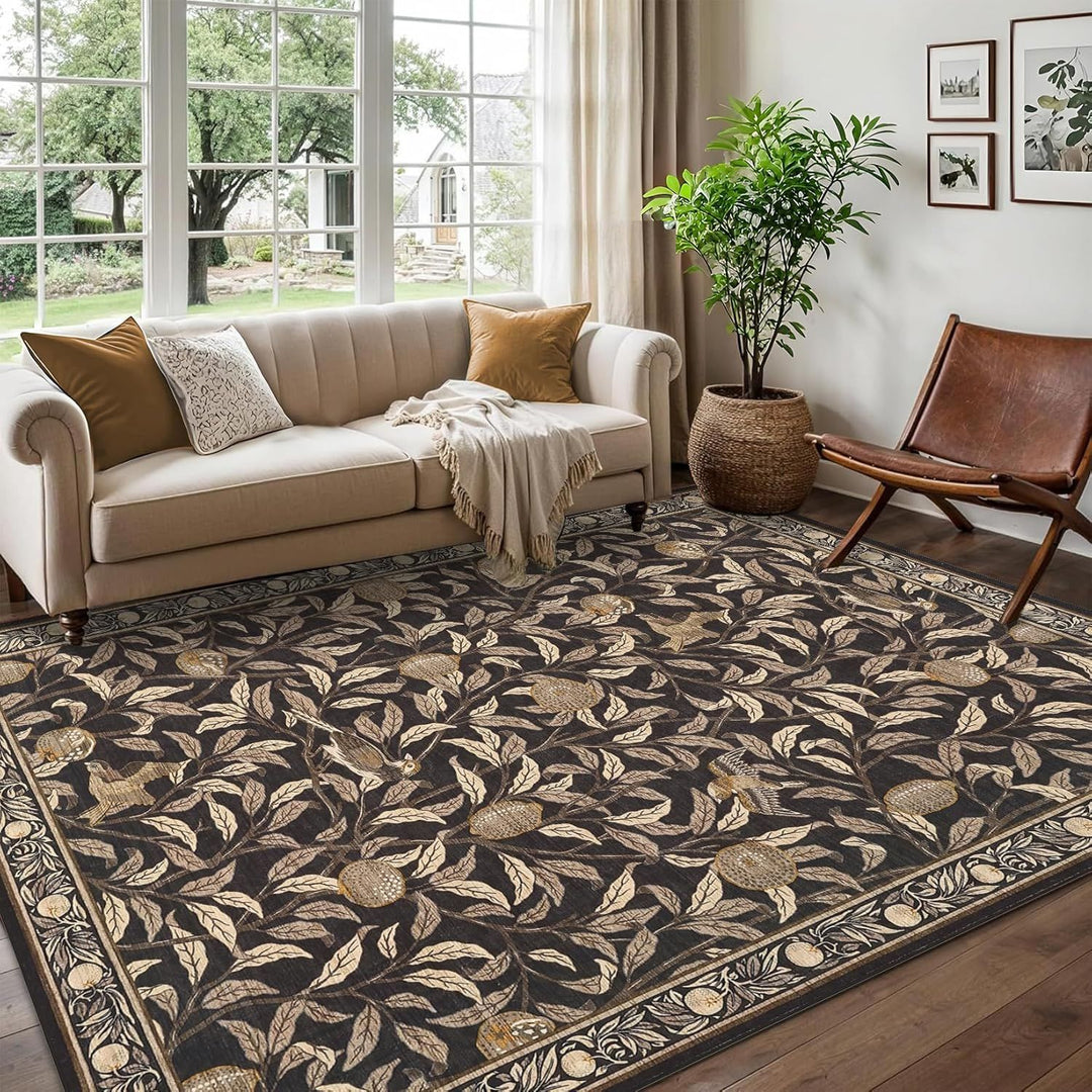 Botanical Design Area Rug
