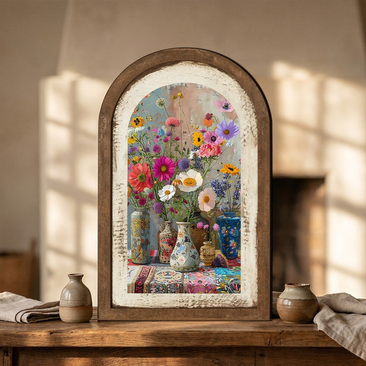 Wall decoration with lemon pattern Stornfield