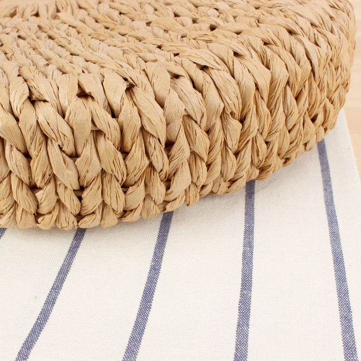 Hand-knotted basket bag with unique design Stornfield