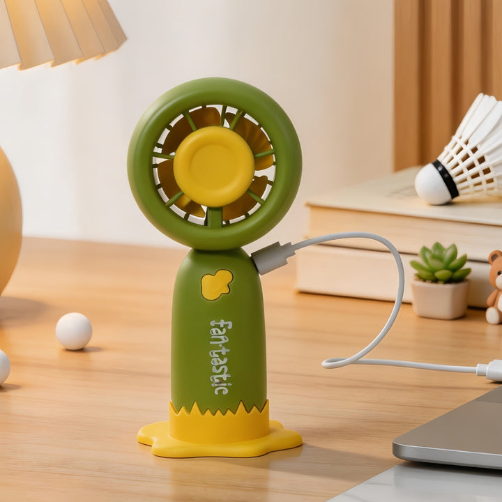 Women's Portable Table Fan with Fun Design and USB Connection Stornfield